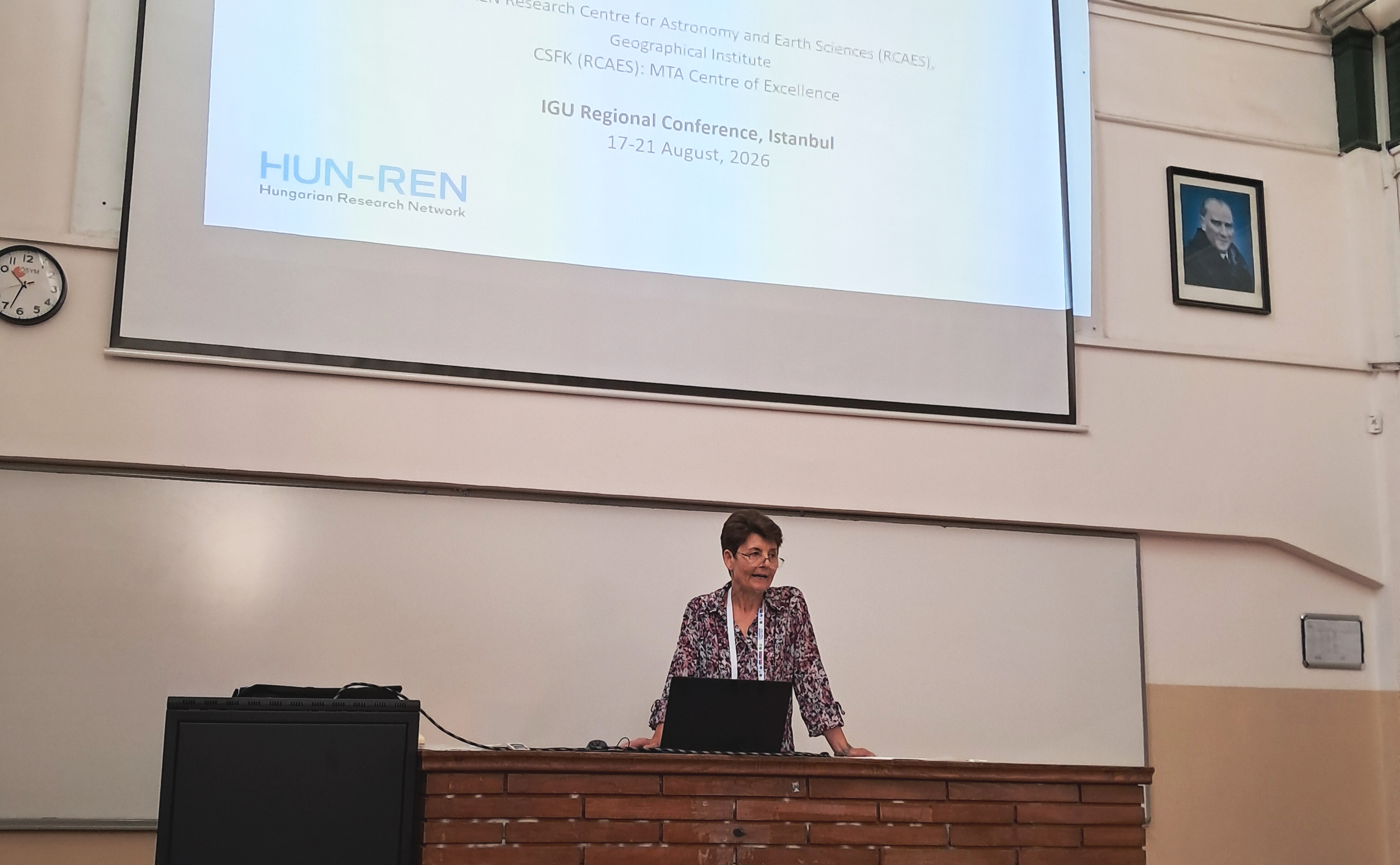 Az IGU Regionális Konferenciáján intézetünk két munkatársa, Kiss Éva és Kovály Katalin vett részt