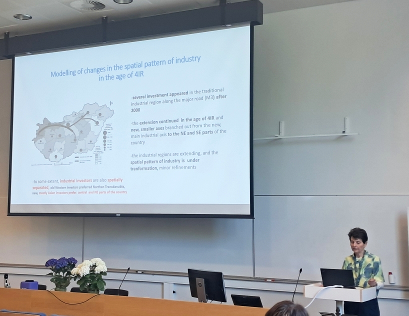 Eva Kiss at the IGU CDES Annual Conference in Turku